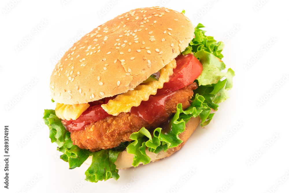 studio shoot delicious chicken burger studio shoot delicious chicken burger