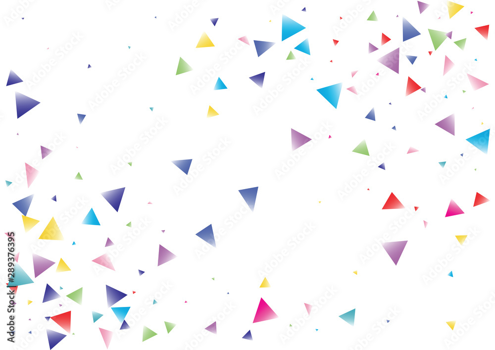 Festive color triangle confetti background. Abstract frame confetti texture for holiday, postcard, poster, website, carnival, birthday, children's parties. Cover confetti mock-up. Wedding card layout Festive color triangle confetti background. Abstract frame confetti texture for holiday, postcard, poster, website, carnival, birthday, children's parties. Cover confetti mock-up. Wedding card layout