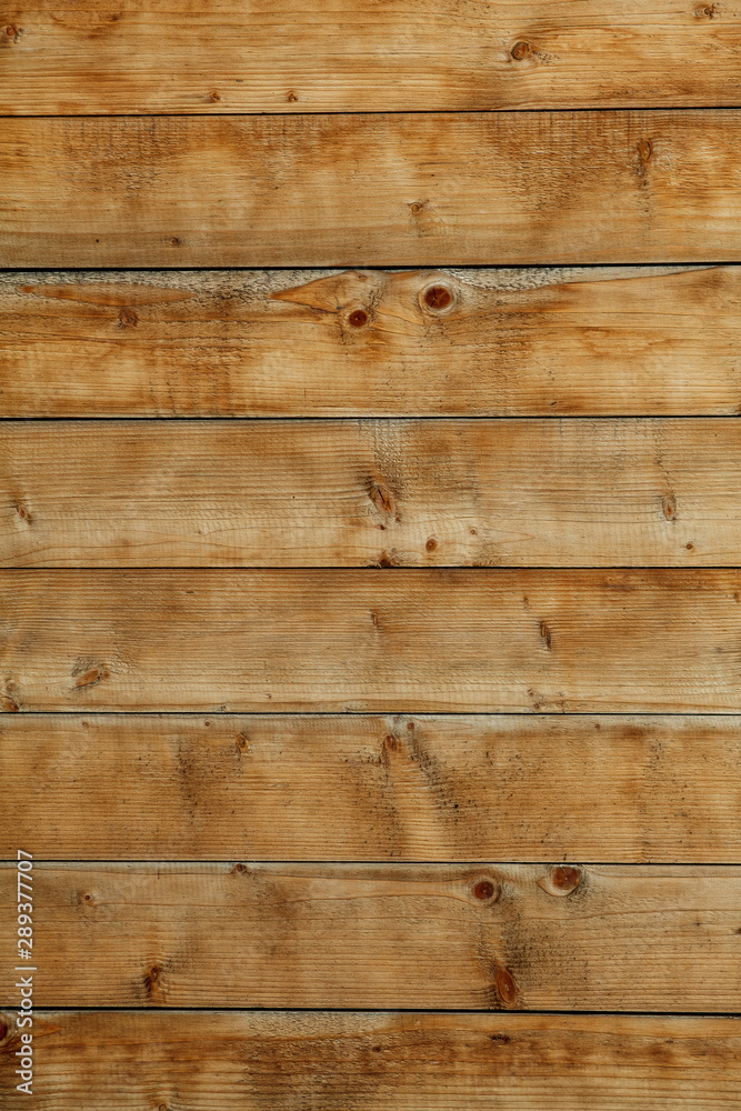 Naklejka premium Horizontal old wooden plank background