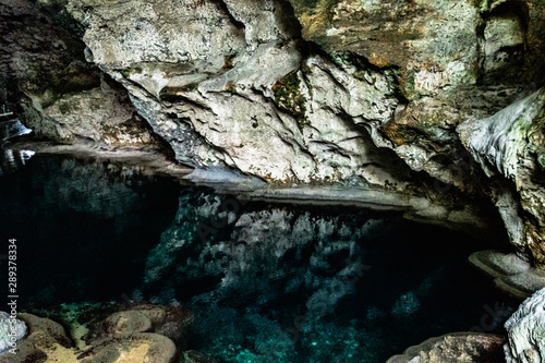 Fototapeta Naklejka Na Ścianę i Meble -  Light at the end of the cave.