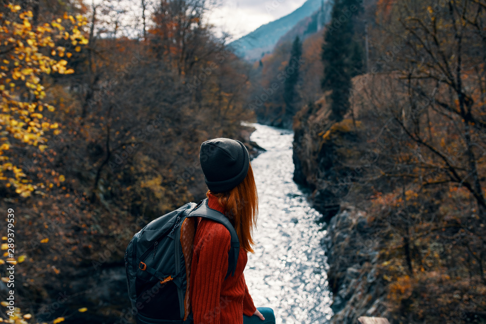 hiker in the mountains hiker in the mountains