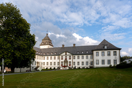 Monastery building that serves as a health clinic and hospital and a spa specialised in allergy treatment photo