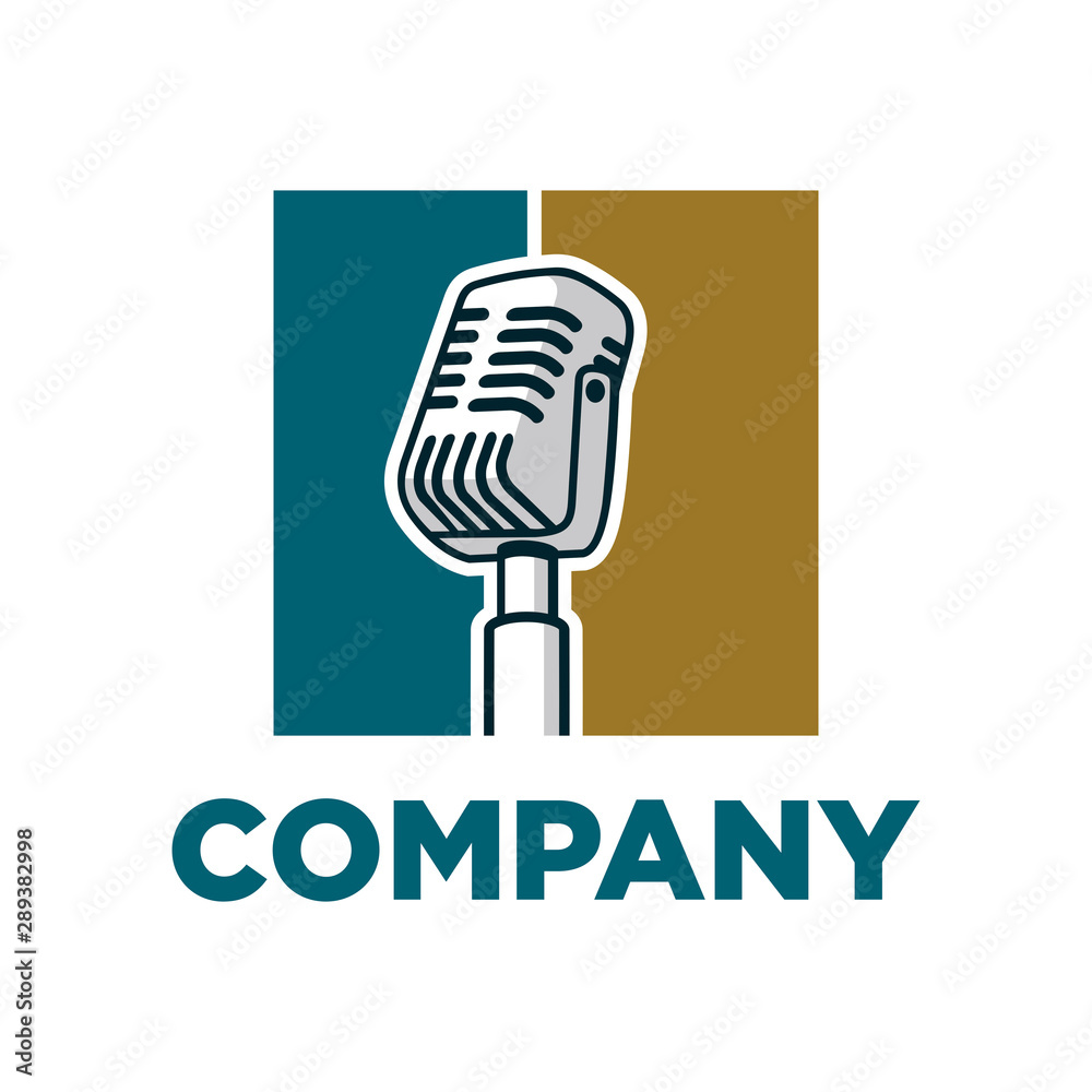 Microphone Logo, Speaker Logo, Podcast Logo Microphone Logo, Speaker Logo, Podcast Logo