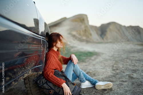 woman on the beach