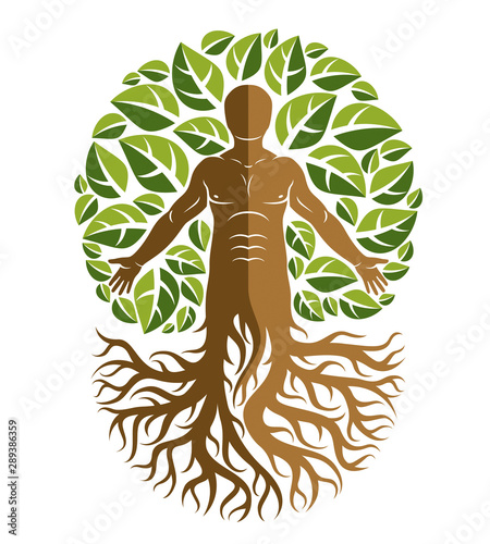 Vector human, individuality...