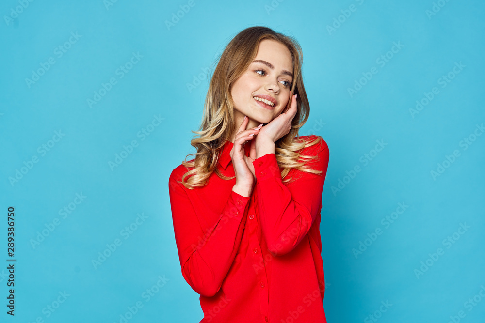 woman with red heart woman with red heart