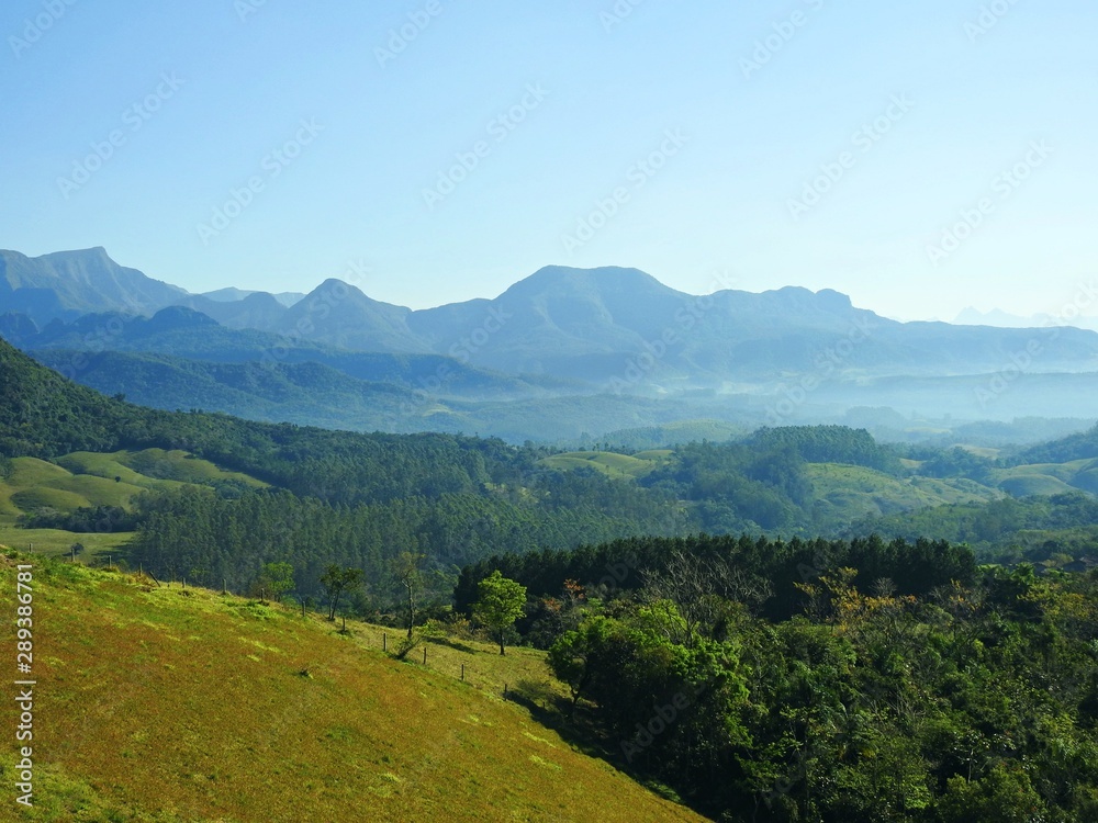 Naklejka premium Mountains