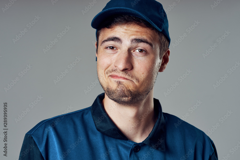 portrait of a man in hat portrait of a man in hat