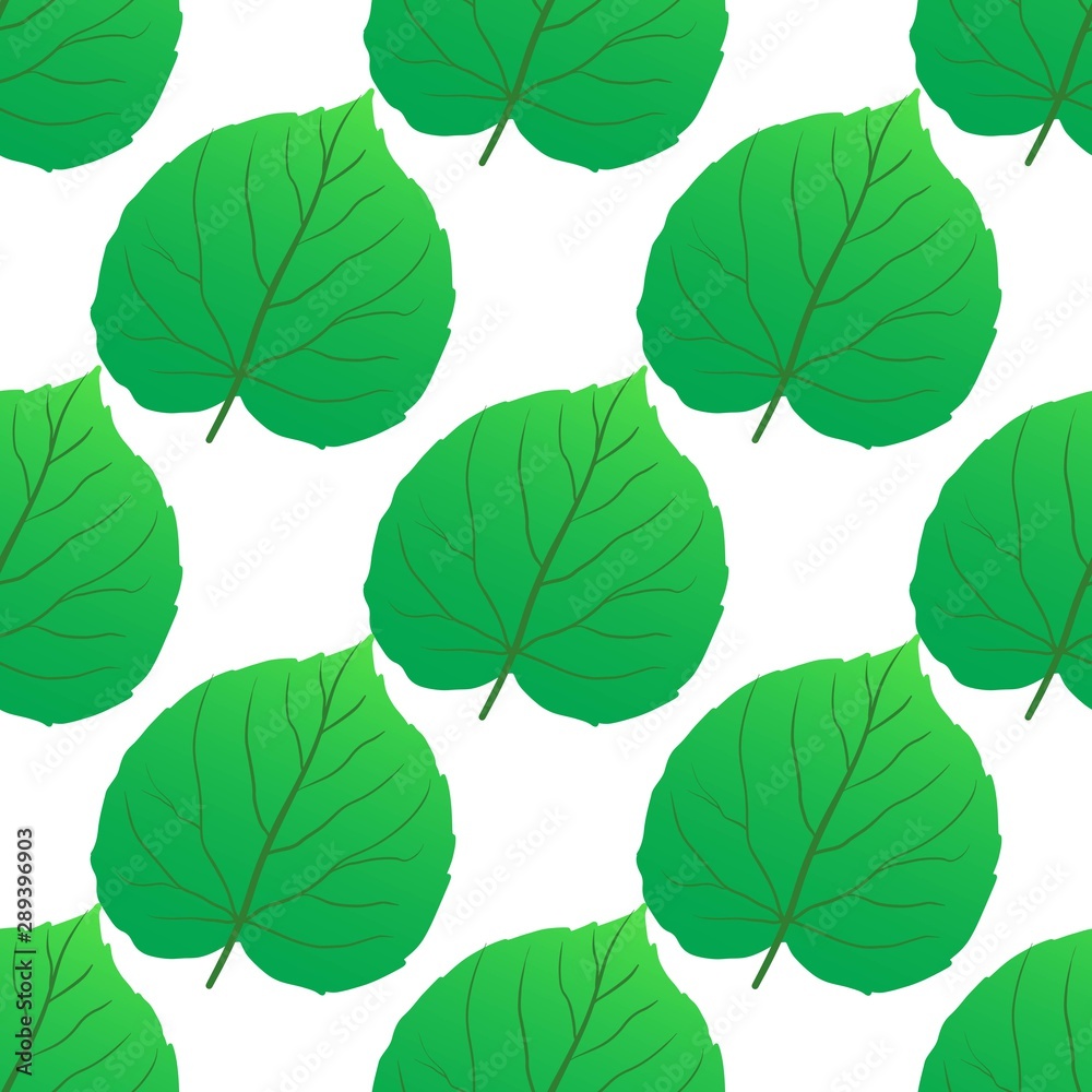 aspen leaf seamless pattern baground