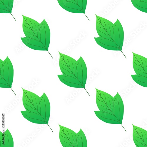 green leaf seamless pattern vector. leaf seamless pattern illustration