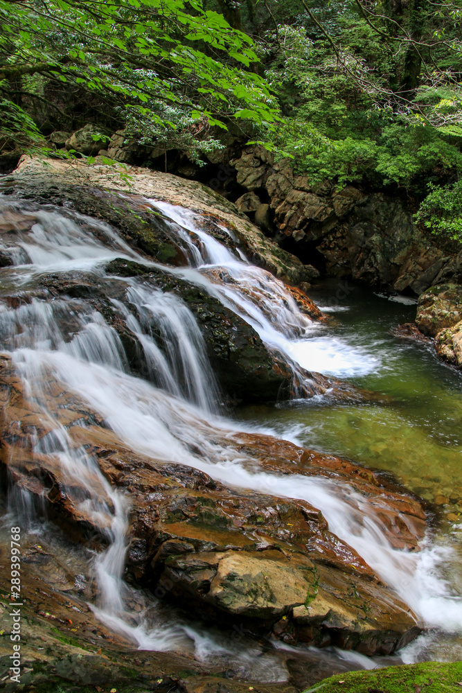 Obraz premium 滑床渓谷