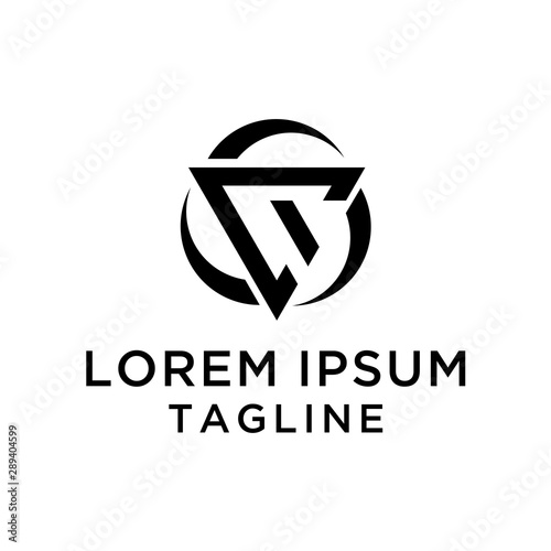 Initial CI Logo Design Template