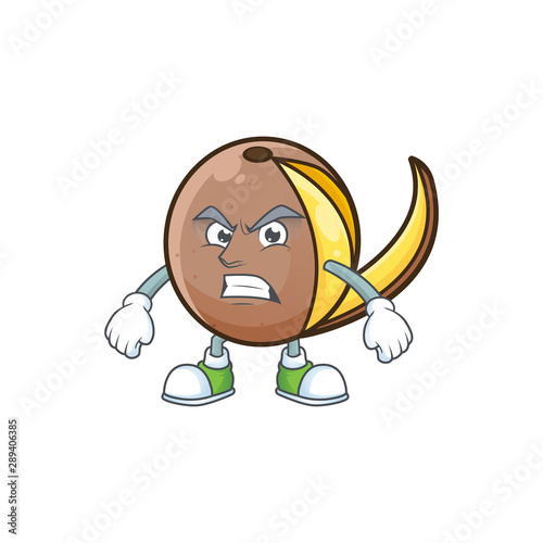 Scream cartoon bambangan fruit isolated on white background