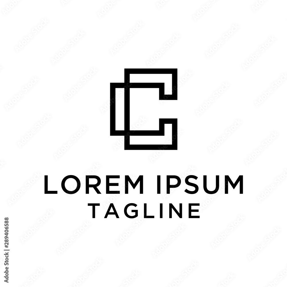 Letter CC Logo Design Template Letter CC Logo Design Template