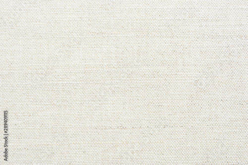 Fototapeta Fabric canvas natural linen beige texture for backgrounds