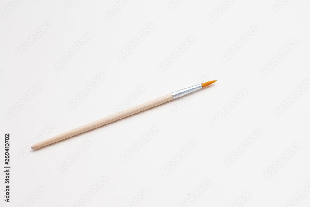 brush for paint isolated on white background brush for paint isolated on white background