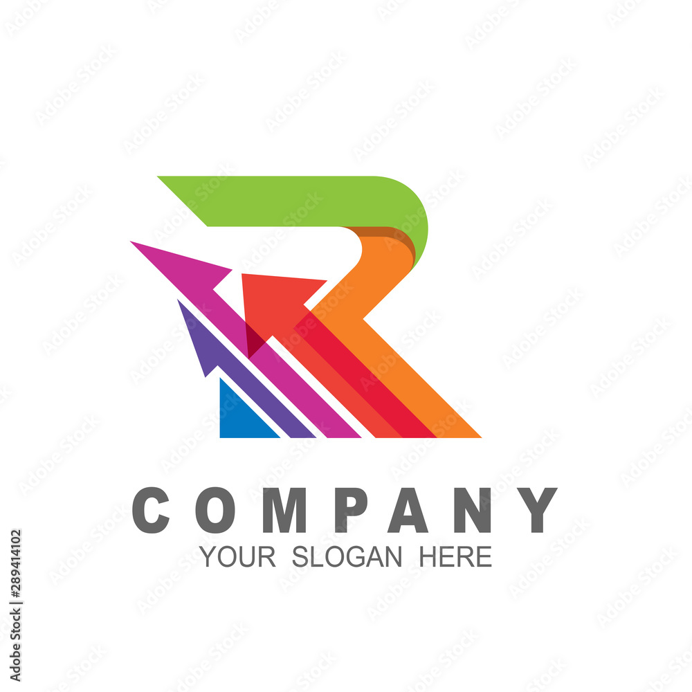 logo letter r, arrow logo with initials r and simple appearance + arrow and letter r logo letter r, arrow logo with initials r and simple appearance + arrow and letter r
