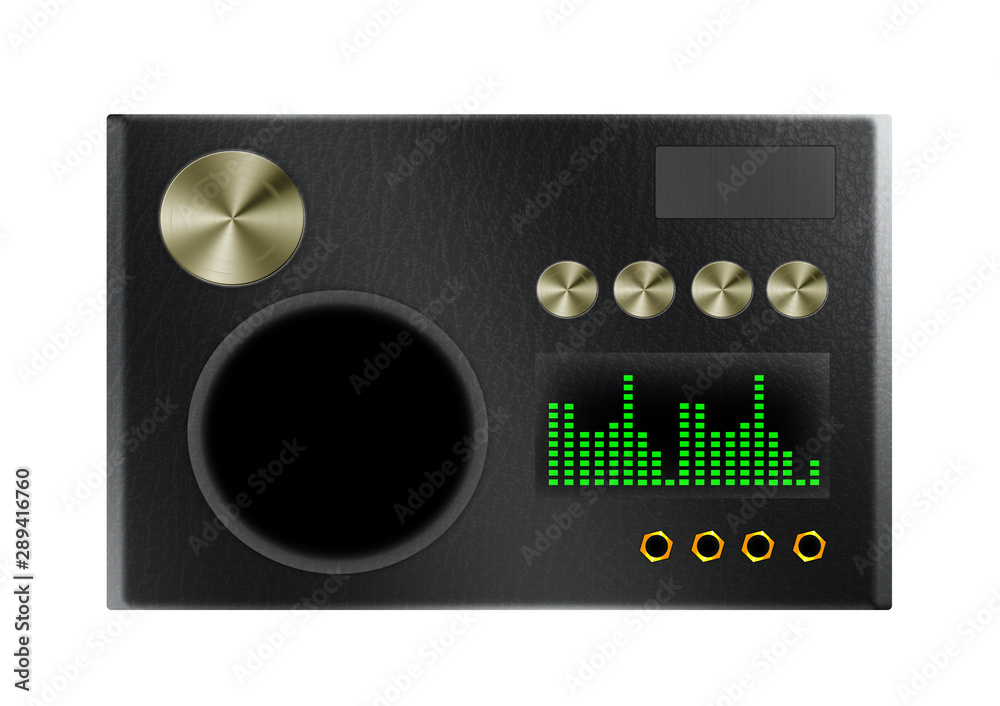 Fototapeta premium black speaker