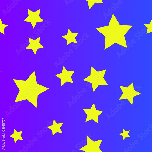 multicolored seamless pattern with stars