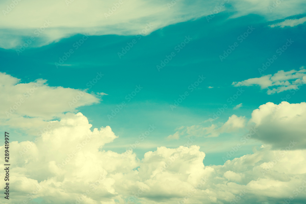 Sky background in vintage style