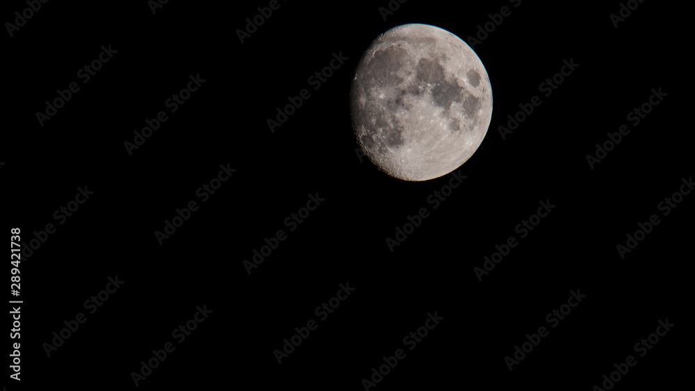 The Waxing Gibbous Moon over South Carolina - 9/10/2019 The Waxing Gibbous Moon over South Carolina - 9/10/2019