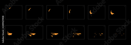 liquid circle animation. liquid blast effect. animation splash effect for cartoon, game, animation or something else.