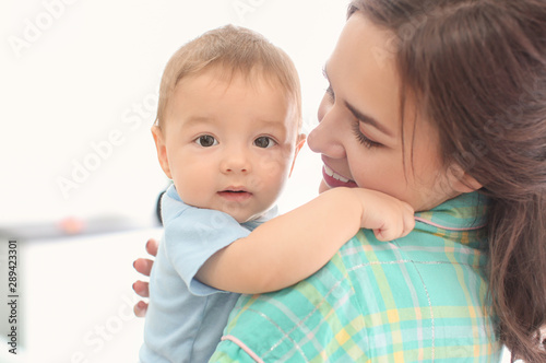 Loving mother with her baby...