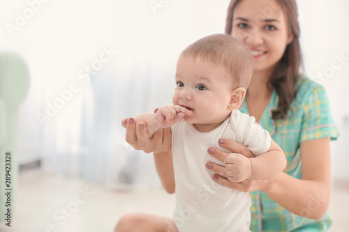 Loving mother with her baby...