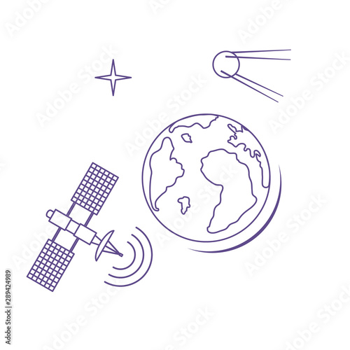 Earth Day Planet Earth, satellite, orbital station