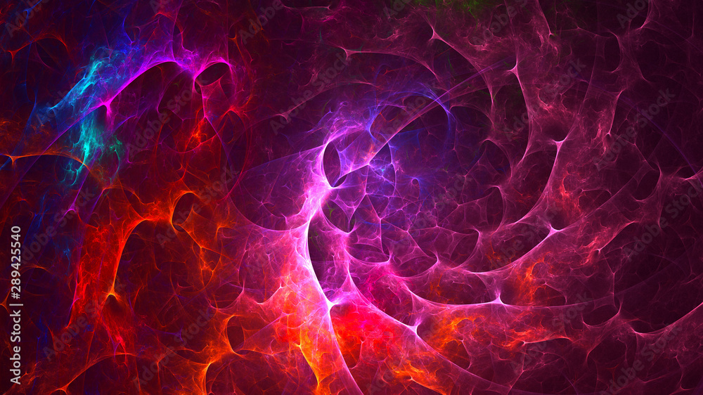 3D rendering multicolored abstract fractal 3D rendering multicolored abstract fractal