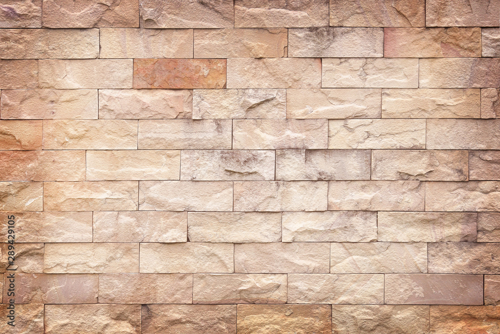 Obraz premium old brown slate wall stone background or texture.
