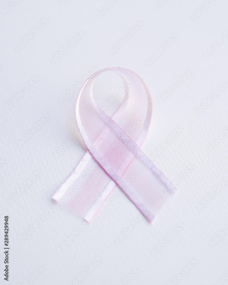 Top view little ribbon medical concept