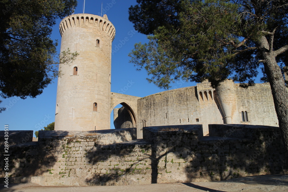 Bellver castle in Palma de Mallorca, Spain