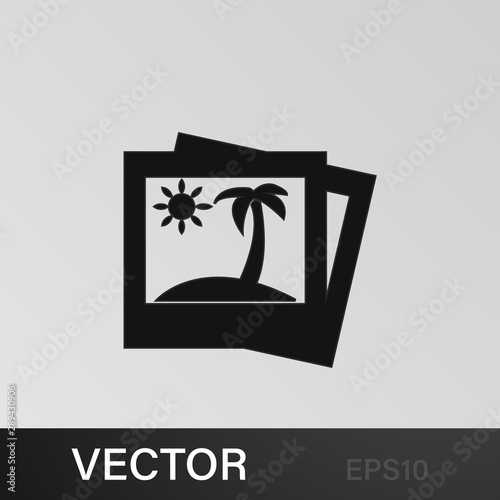 picture of palm trees icon. Elements of travel illustration icons. Signs, symbols can be used for web, logo, mobile app, UI, UX