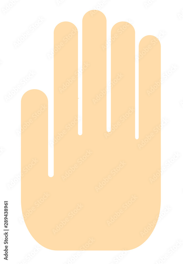 Obraz premium 手のマーク