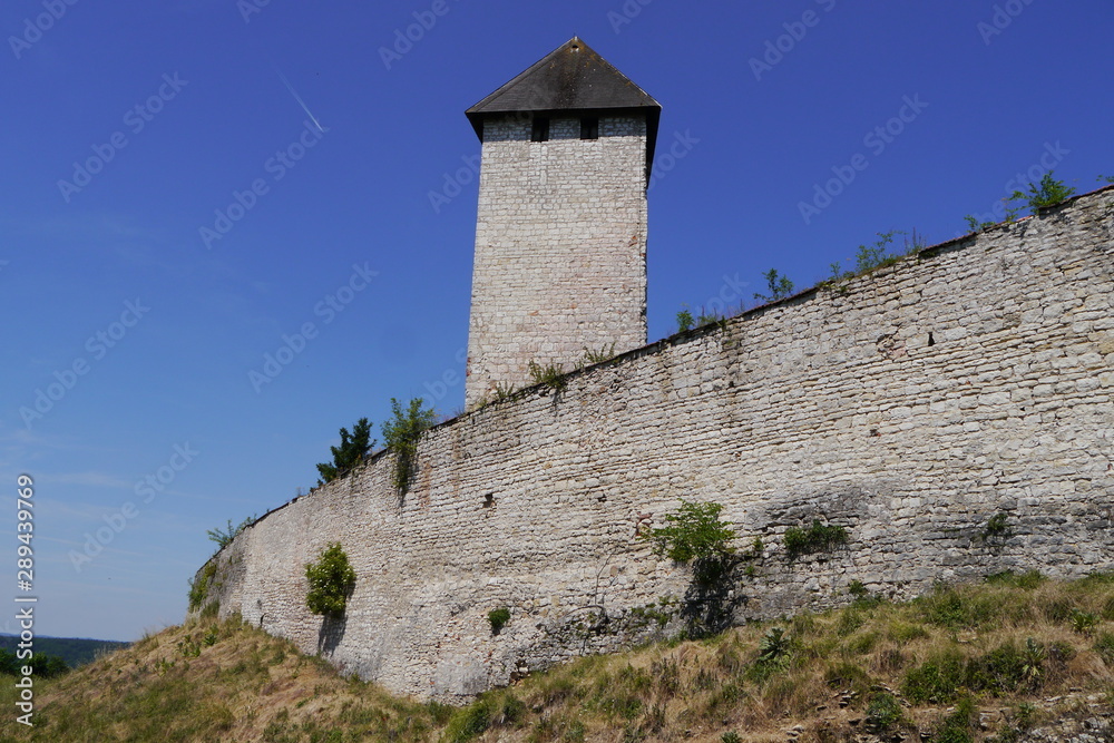 Burgturm und Burgmauer Burg Burglengenfeld