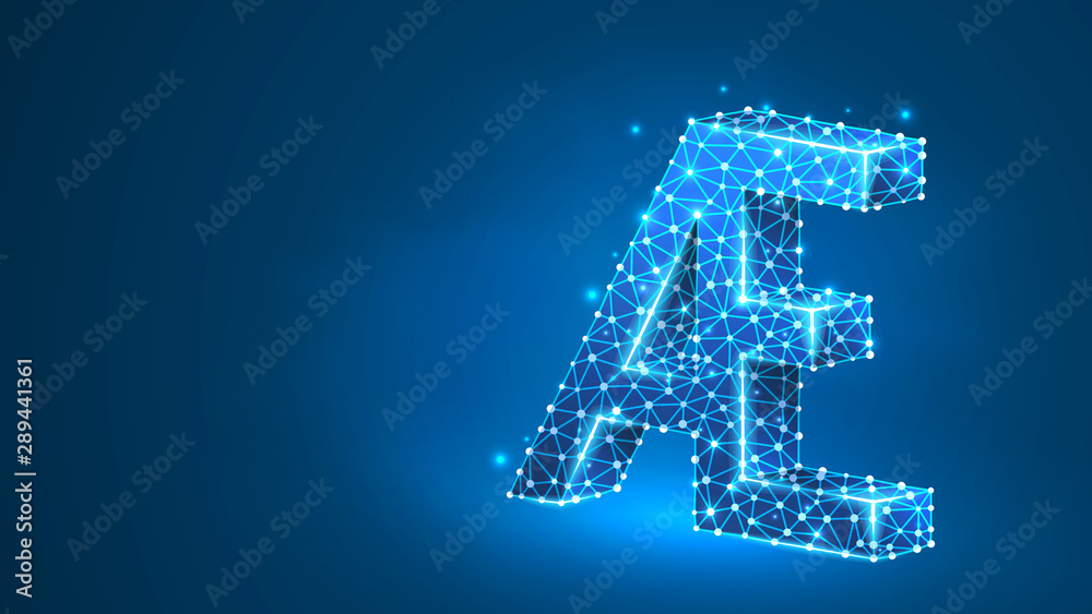 Initial based clean AE letter symbol. Universal elegant luxury alphabet aesh letter concept design. Abstract, digital, wireframe, low poly mesh, Raster blue neon 3d illustration. Triangle, line dot Initial based clean AE letter symbol. Universal elegant luxury alphabet aesh letter concept design. Abstract, digital, wireframe, low poly mesh, Raster blue neon 3d illustration. Triangle, line dot