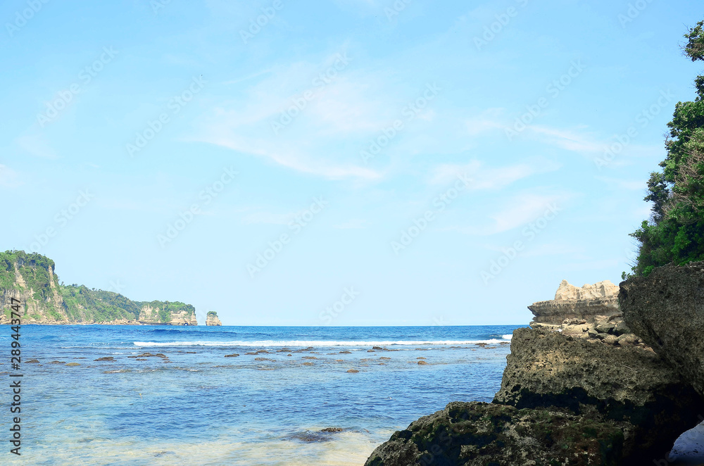 Fototapeta premium Sanggar Beach - Tulungagung, East Java, Indonesia