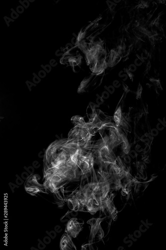 White smoke on dark background © ohm2499