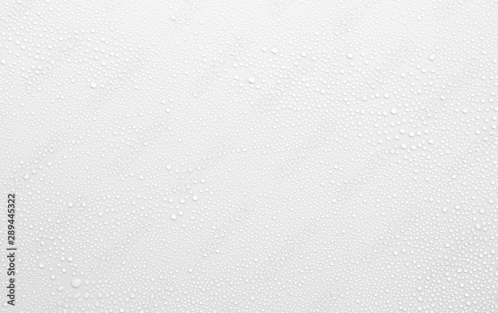 Water droplets on a gray background Water droplets on a gray background