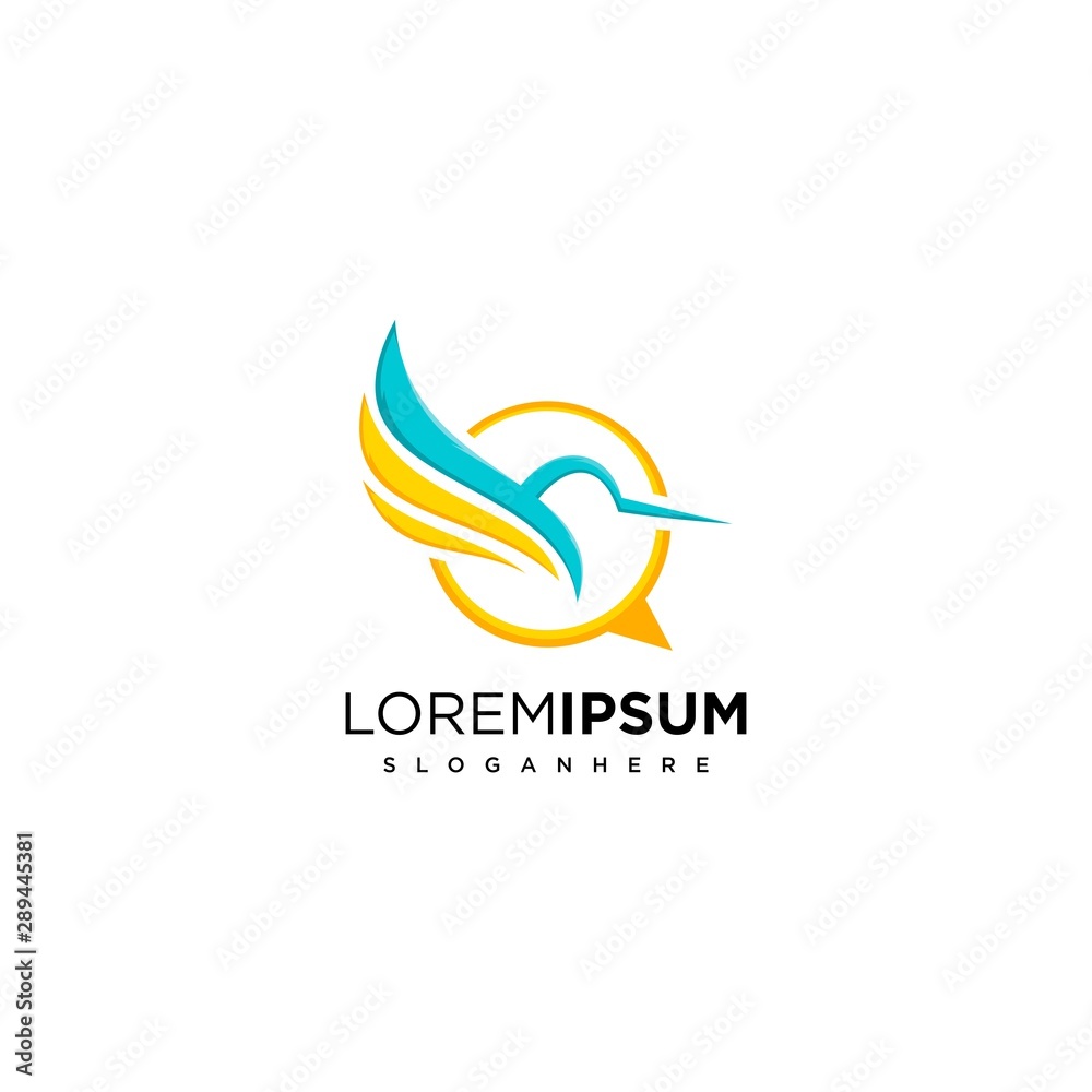 bird modern logo design bird modern logo design