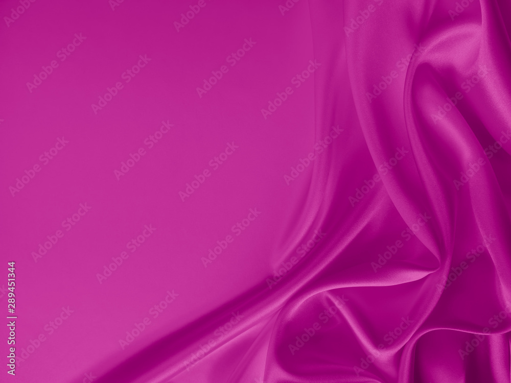 Beautiful smooth elegant wavy hot pink satin silk luxury cloth fabric texture, abstract background design. Beautiful smooth elegant wavy hot pink satin silk luxury cloth fabric texture, abstract background design.