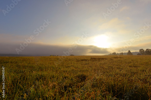 Sonnenaufgang im Herbst