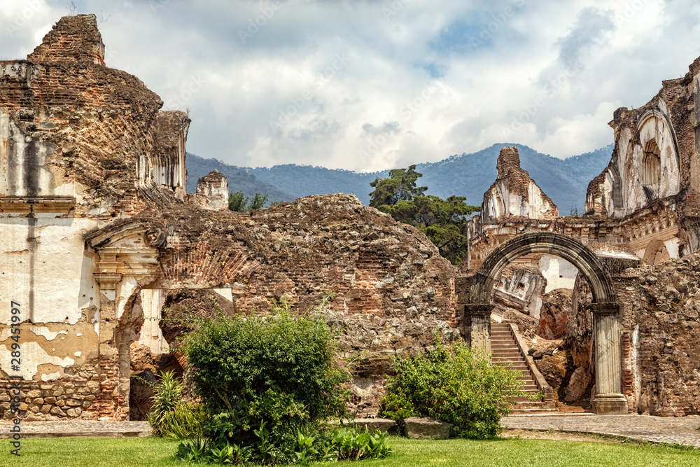 Convento la Recolección, destroyed by several earthquakes, Antigua Guatemala; Guatemala