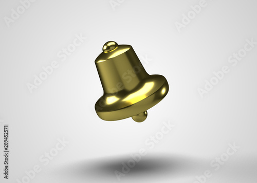  Slots Bell Symbol Slot Machine Reel Casino 3D Render