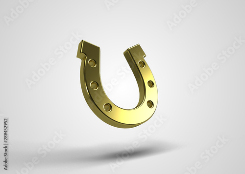 Slots Horse Shoe Symbol Slot Reel Machine Casino 3D Render