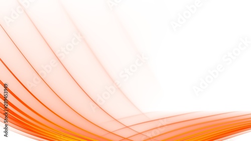light orange wave white background.