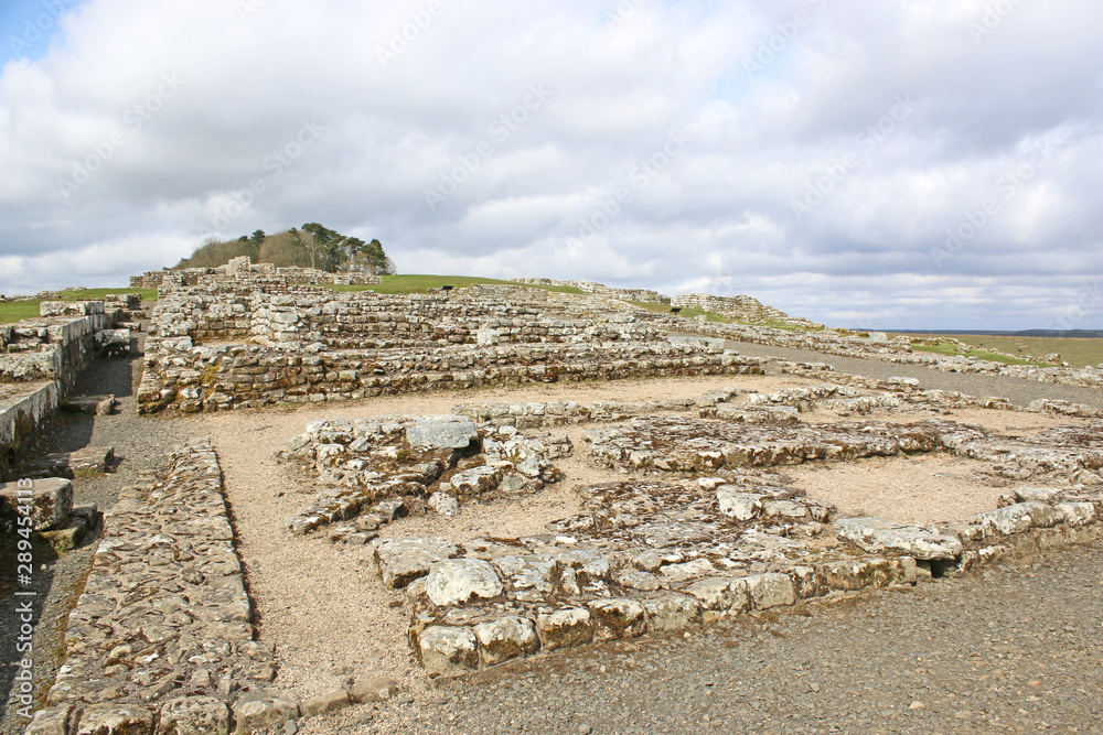 Roman remains at Housesteads, Northumberland