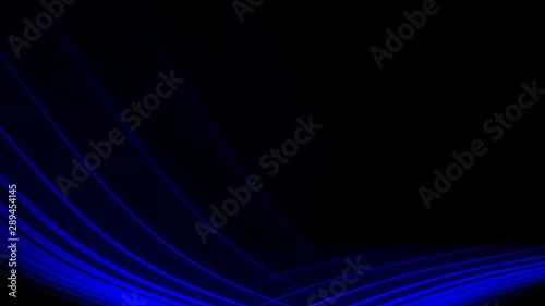 light blue wave black background.