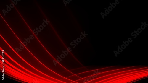 light red wave black background.
